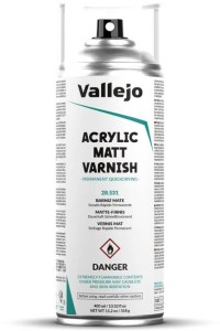 Vallejo: Acrylic Matt Varnish Spray 400ml (28.531)