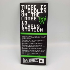 Mothership RPG There is a Goblin in Icarus Station