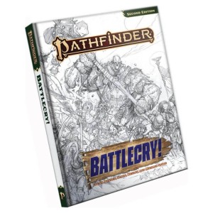 Pathfinder 2ed Remastered Battlecry Sketch Cover