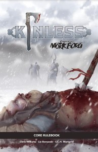 Mork Borg Kinless Solo Viking RPG Corebook Hardcover