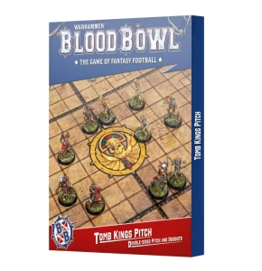 Blood Bowl Third Tomb Kings Pitch and dugouts