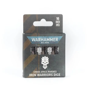 Warhammer 40000 Iron Warriors Dice Set