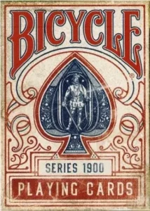 Karty Bicycle 1900 Series Red Vintage