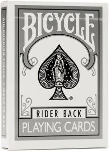 Karty Bicycle Rider Back Silver