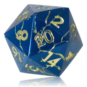 Zestaw kości metalowych Gilded Rift (7)