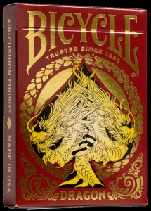 Karty Bicycle Dragon Red