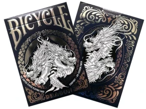 Karty Bicycle Dragon White