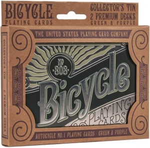 Karty Bicycle Retro Tin Gift Set