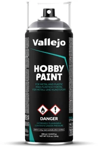Vallejo Hobby Paint in Spray Gunmetal 400ml (28.031)