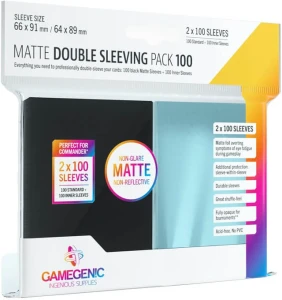 Gamegenic: Matte Double Sleeving Pack 66x91 mm 100 szt.