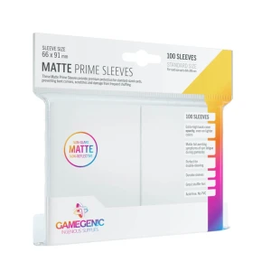 Koszulki na karty CCG Gamegenic Matte Prime White (100 sztuk)