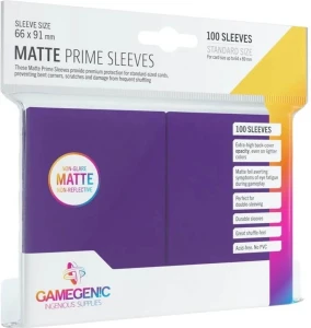 Koszulki na karty CCG Gamegenic Matte Prime Purple (100 sztuk)