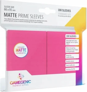 Koszulki na karty CCG Gamegenic Matte Prime Pink (100 sztuk)