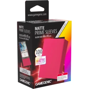 Koszulki na karty CCG Gamegenic Matte Prime Red (100 sztuk)