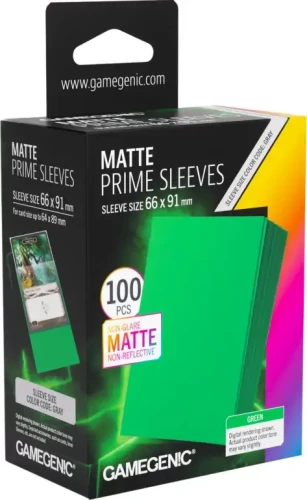 Koszulki-na-karty-CCG-Gamegenic-Matte-Prime-Green-100-sztuk.webp