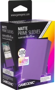 Koszulki na karty CCG Gamegenic Matte Prime Purple (100 sztuk)