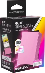 Koszulki na karty CCG Gamegenic Matte Prime Pink (100 sztuk)