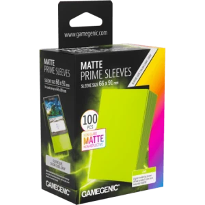 Koszulki na karty CCG Gamegenic Matte Prime Lime (100 sztuk)