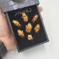 Kości metalowe Ballistic Brass (zestaw 7 szt.) — Zdjęcie promo (z ręki)