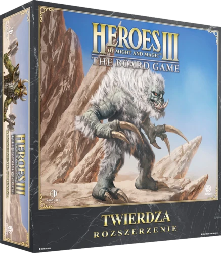 Heroes III Gra planszowa Twierdza (Stronghold Expansion) — przód (producent)