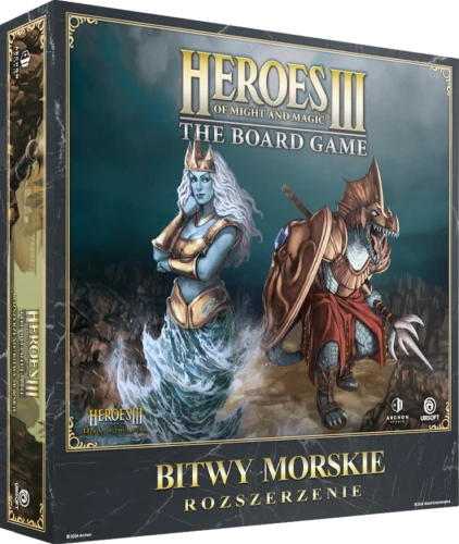Heroes III Gra planszowa Bitwy morskie (Naval Battles Expansion) — przód (producent)