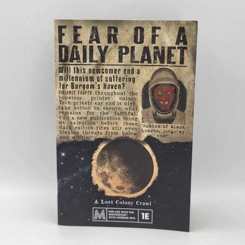 Mothership RPG Fear of a Daily Planet — przód