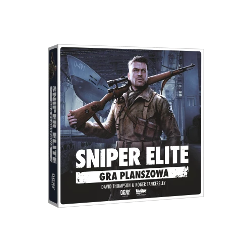 Sniper Elite: Gra planszowa — przód (producent)