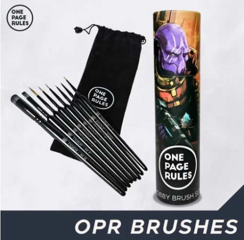 One Page Rules Brush — przód (producent)