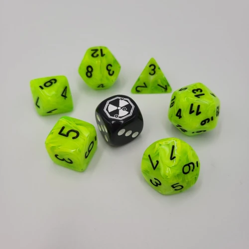 SWADE Deadlands Hell on Earth Reloaded Die Set (7) — przód