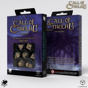 Kości Zew Cthulhu / Call of Cthulhu 7. Edycja Niebiesko-Zielone
