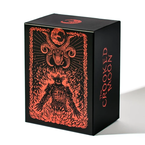 Crooked Moon RPG 5E Deluxe Boxed Set — przód (producent)