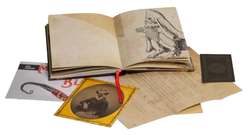 Five Hundred Year Old Vampire Liber Generis Sui Keepsake Journal — zawartość (producent)