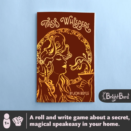 Tipsy Whispers Corebook — przód (producent)