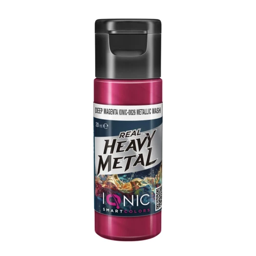 Ammo Ionic Real Heavy Metal Deep Magenta Metallic Wash — przód (producent)