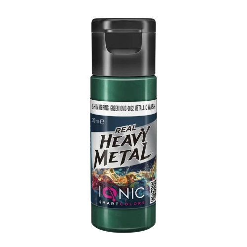Ammo Ionic Real Heavy Metal Shimmering Green Metallic Wash — przód (producent)