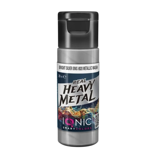Ammo Ionic Real Heavy Metal Bright Silver Metallic Wash — przód (producent)