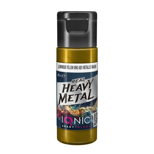 Ammo Ionic Real Heavy Metal Luminous Yellow Metallic Wash — przód (producent)