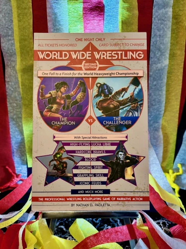 World Wide Wrestling Core Rulebook 2nd Edition — przód (producent)