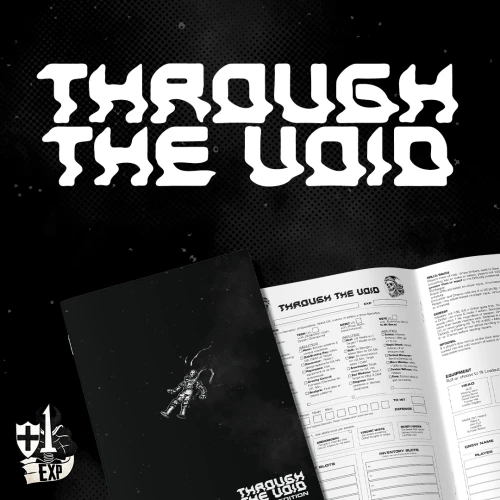 Through the Void Corebook Ashcan Edition — przód (producent)