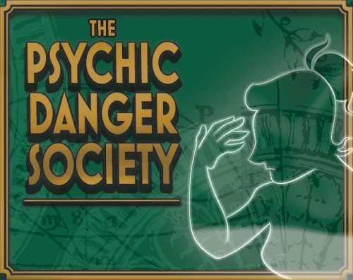 The Psychic Danger Society Corebook — przód (producent)