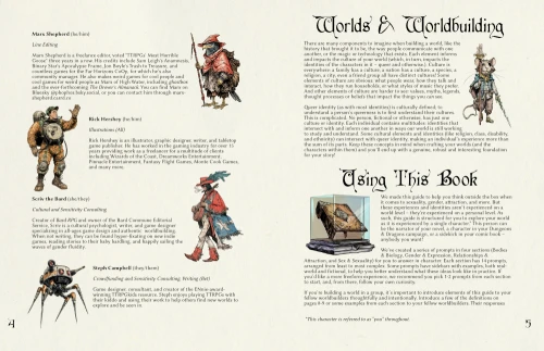 Imagine Queer Worlds Deck of Queer Worldbuilding — przód (producent)