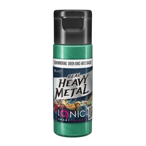 Ammo Ionic Real Heavy Metal Shimmering Green Base — przód (producent)