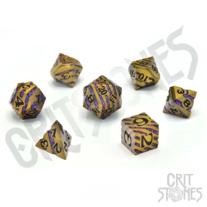Kości metalowe Dwarven Vein (zestaw 7 szt.)