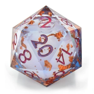 Kość żywiczna D20 50 mm Seraphic Reverie (liquid core)