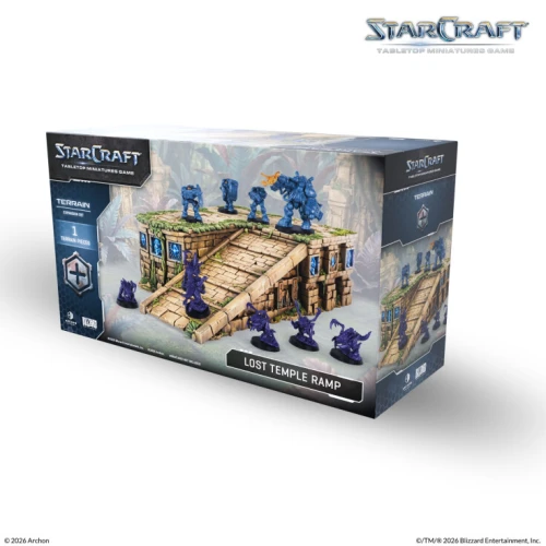 StarCraft Lost Temple Ramp Terrain Expansion Set — przód (producent)
