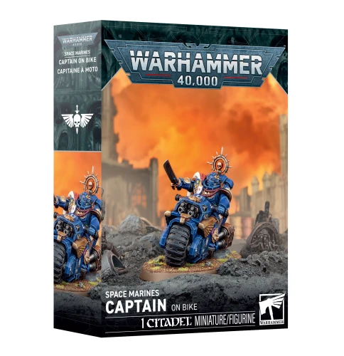 Space Marines Captain on Bike — zawartość (producent)