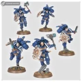 Space Marines Vanguard Veteran Squad with Jump Packs (2026) — zawartość (producent)