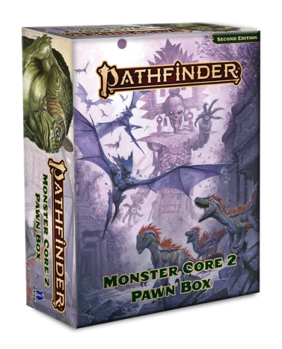Pathfinder 2ed Remastered Monster Core 2 Pawn Box — przód (producent)