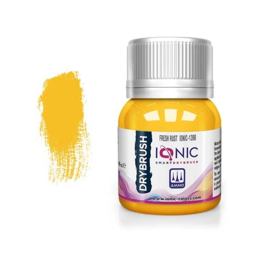 Ammo Ionic Drybrush Fresh Rust — przód (producent)
