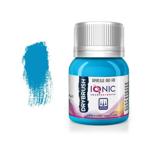 Ammo Ionic Drybrush Saphire Blue — przód (producent)